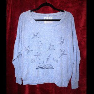 Choke Origami Paper Crane Sweatshirt